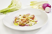 Ore 24.00 Spuntino di mezzanotteInsalata di Finocchi e Indivia con Arance