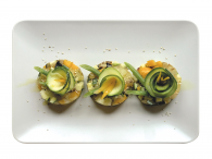Ore 13.00 Pranzo in technicolor  Tartare dell’orto
